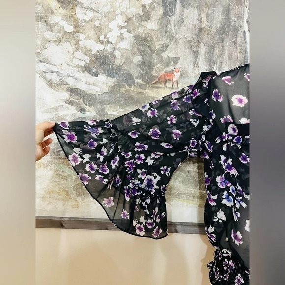 MISA Los Angeles Lillie Neck Tie Top Size Small NWOT $246 - Picture 6 of 16